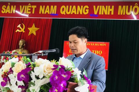 Ủy ban nhân dân xã Hà Mòn tổ chức Lễ chúc thọ Mừng thọ năm Giáp Thìn 2024